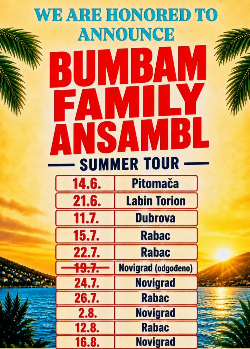 BUMBAM Family Ansambl Summer Tour