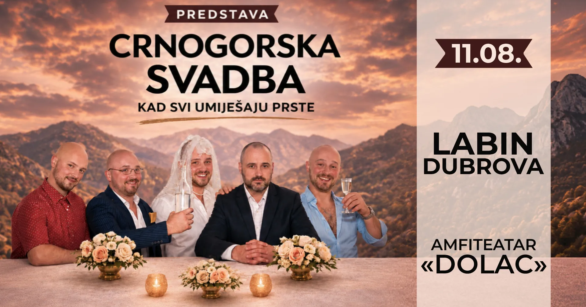 HIT PREDSTAVA - CRNOGORSKA SVADBA @ LABIN