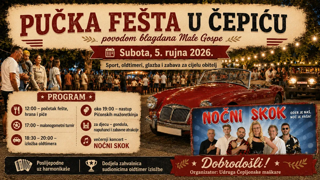 Tradicionalna pučka fešta "Mala Gospa" u Čepiću