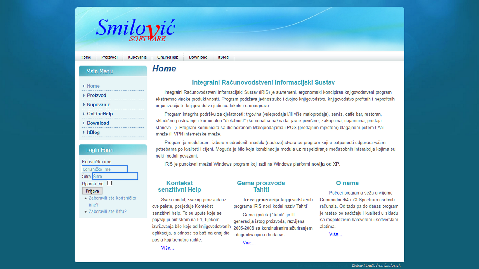 Smilović software