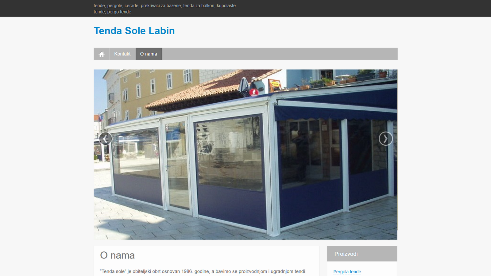 Tenda Sole