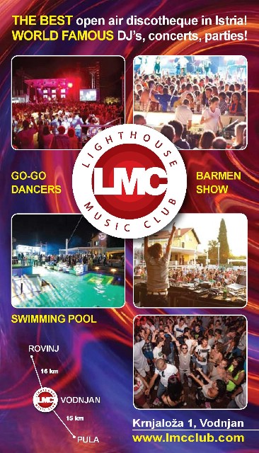 Lighthouse music club: Sezona vrhunskog provoda u Istri ove godine započinje u subotu, 14.lipnja