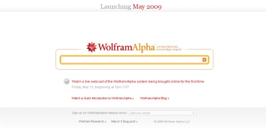 Najvažniji događaj u povijesti interneta: Wolfram Alpha je napokon stigla!