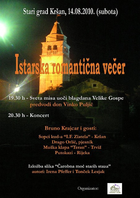 Istarska romantična večer u Kršanu