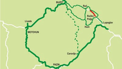 Obavijest: za sav promet zatvorena dionica ceste Buzet - Lupoglav - do Labina teretni i autobusni promet preko Motovuna