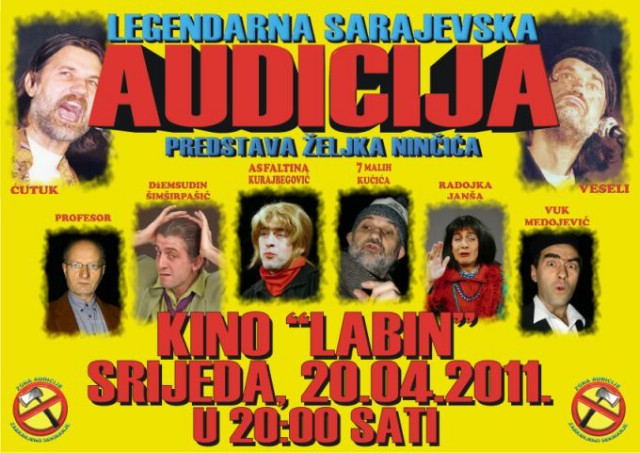 Predstava `AUDICIJA` @ Kino `Labin`, srijeda 20.4.2011.
