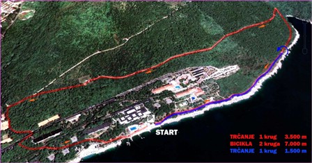 Ekipna cross duatlon utrka 1. svibnja u Rapcu