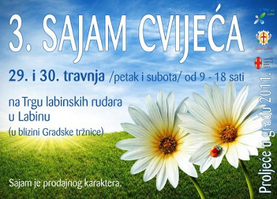 Sutra treći Sajam cvijeća u Labinu