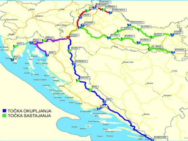 Istarski krak “Karavane za život” kreće iz Pule u subotu - priključak motorista iz Labina u Pazinu i Tunelu Učka