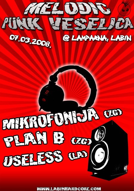 Sutra tri punk benda u KUC-u Lamparna