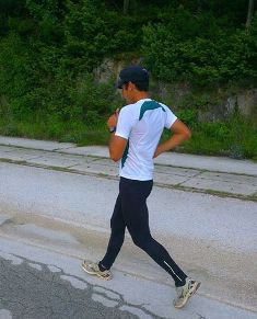 Labinski hodač Samir Dorić na utrci u Velenju