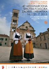 Folkloraši KUD-a „Ivan Fonović Zlatela“ iz Kršana na 47. međunarodnoj smotri folklora u Zagrebu