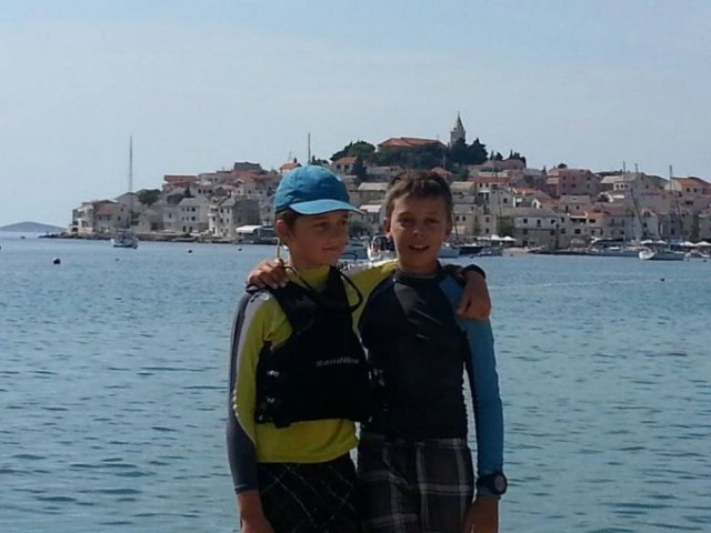 JK  Kvarner na otvorenom prvenstvu Hrvatske za klasu Optimist do 12 godina u Primoštenu