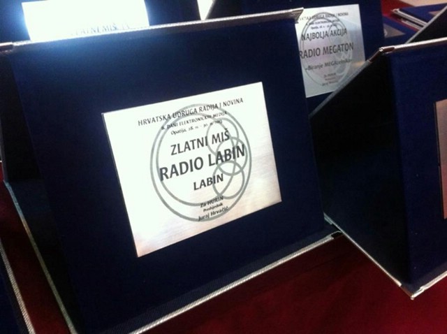 Radio Labinu Zlatni miš za najbolju internetsku stranicu