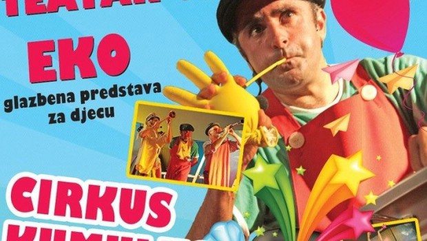 [OBAVIJEST] Dječja predstava `Cirkus Kulumbus` večeras se zbog najave lošeg vremena seli u Kino Labin
