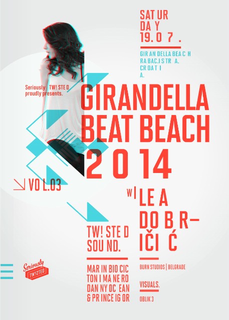 GIRANDELLA BEAT BEACH vol.03 w/ LEA DOBRIČIĆ @ Girandella Beach Rabac 19.07.2014.