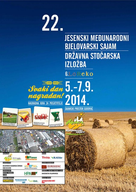 [Obavijest] Posjet poljoprivrednom sajmu Gudovac (Bjelovar) 06.09.2014.