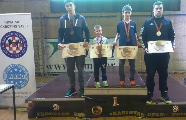 Labinjanima 4 medalje na Europskom kupu u kickboxingu „Karlovac open 2016“