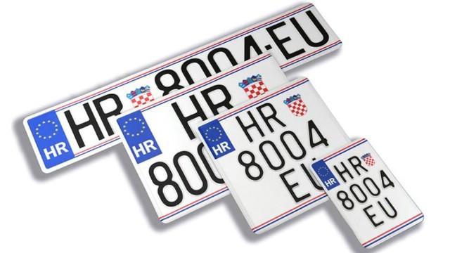 Od ponedjeljka registracijske pločice imaju na sebi logo EU