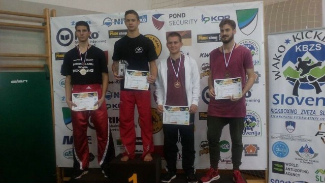Marino Faraguna i Filip Grbić viceprvaci  kickboxing turnira Slovenija open 2016.