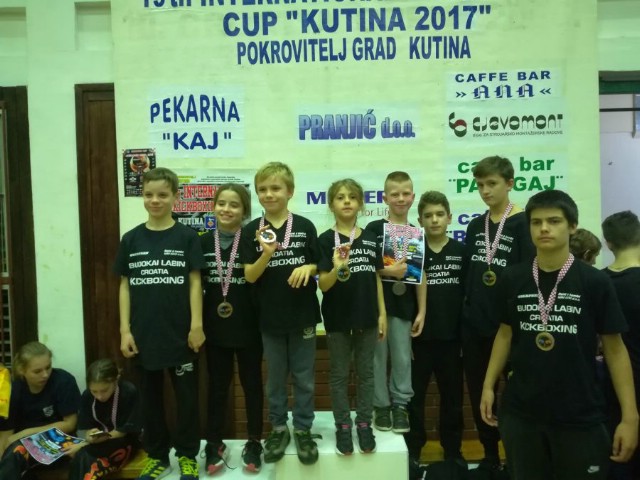 Labinjani osvojili šest medalja na Internacionalnom kickboxing  natjecanju `Kutina  2017.`