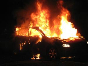 Pićan: U vožnji se zapalio Fiat Punto