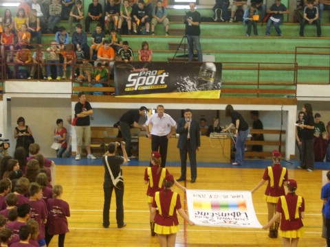 Prva Olimpijada osnovnih škola Labinštine - svečano otvaranje kao na pravoj Olimpijadi