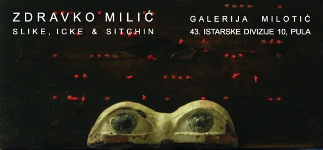 Zdravko Milić, samostalna izložba "Slike, Icke & Sitchin" u Galeriji Milotić